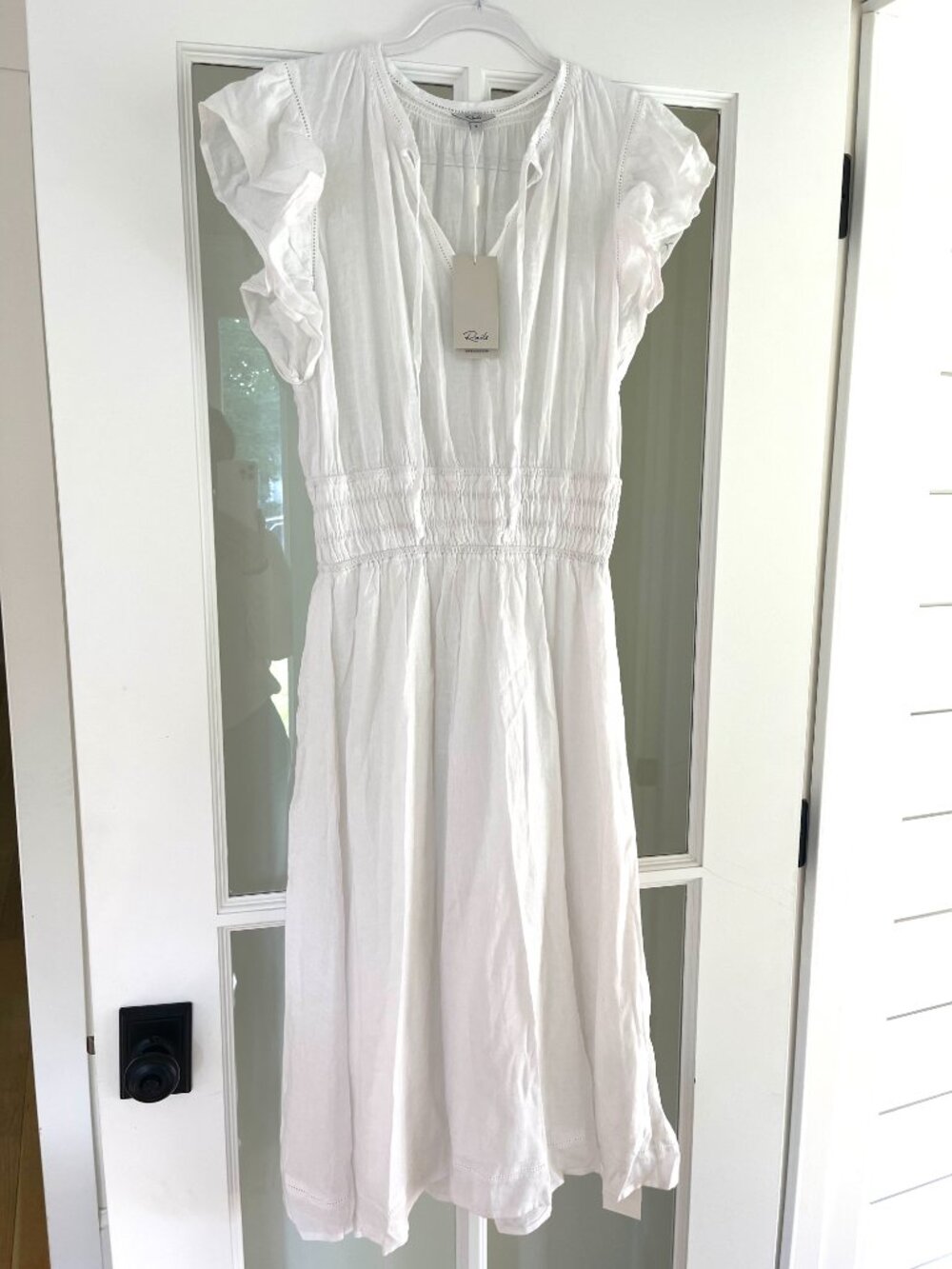 Rails - Iona Linen White Dress - Size Small - New with Tags - Picture 5 of 8